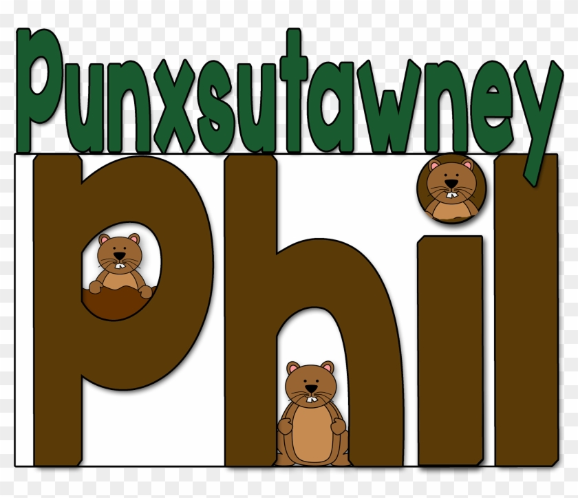 Groundhog Clipart Valentine - Punxsutawney Phil Clipart #1751480