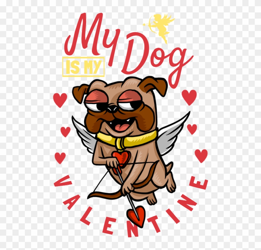 Valentine Dog - Cartoon #1751485