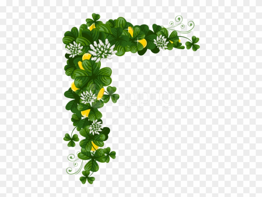 Free Png Download St Patricks Day Shamrocks With Coins - St Patricks Day Transparent Png #1751554