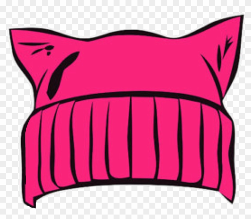 Pussyhat Hat Pinkhat Cathat Resist Womensmarch Nastywoman - Throw Pillow #1751638