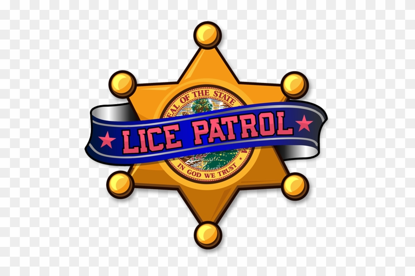 Lice Patrol - Sheriff Star Cartoon #1751731