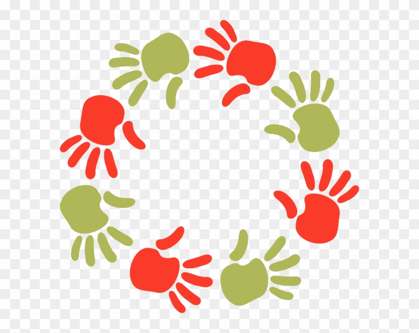 And Orange Circle Of Hands Png Clip Arts - Helping Hands Clipart Transparent #1751808