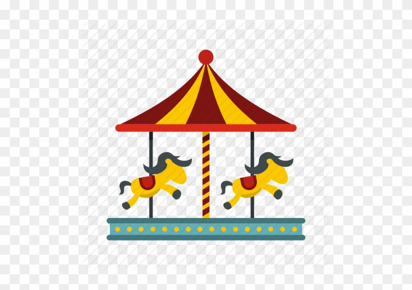Carnival Circus Horse Round - Iconos De Juego Para Niños #1751935