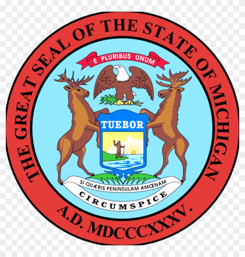 Muslims Out If You Can Not Get Along - Great Seal Of Michigan #1752063