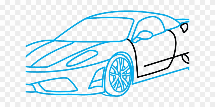 Safe Clipart Vault - Easy Mustang Car Drawing #1752281