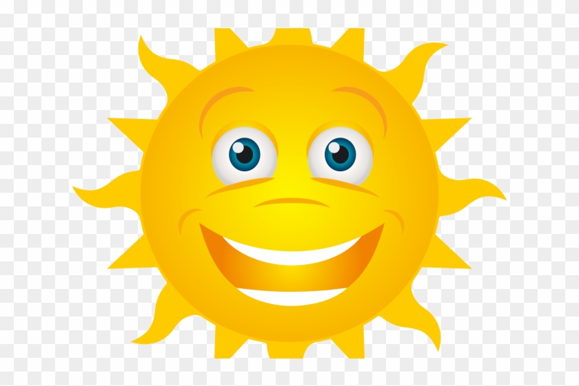 Evening Clipart Smiley - Sun Smiling #1752329