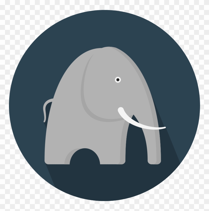 File Creative Tail Animal Elephant Svg Wikimedia - Indian Elephant #1752345