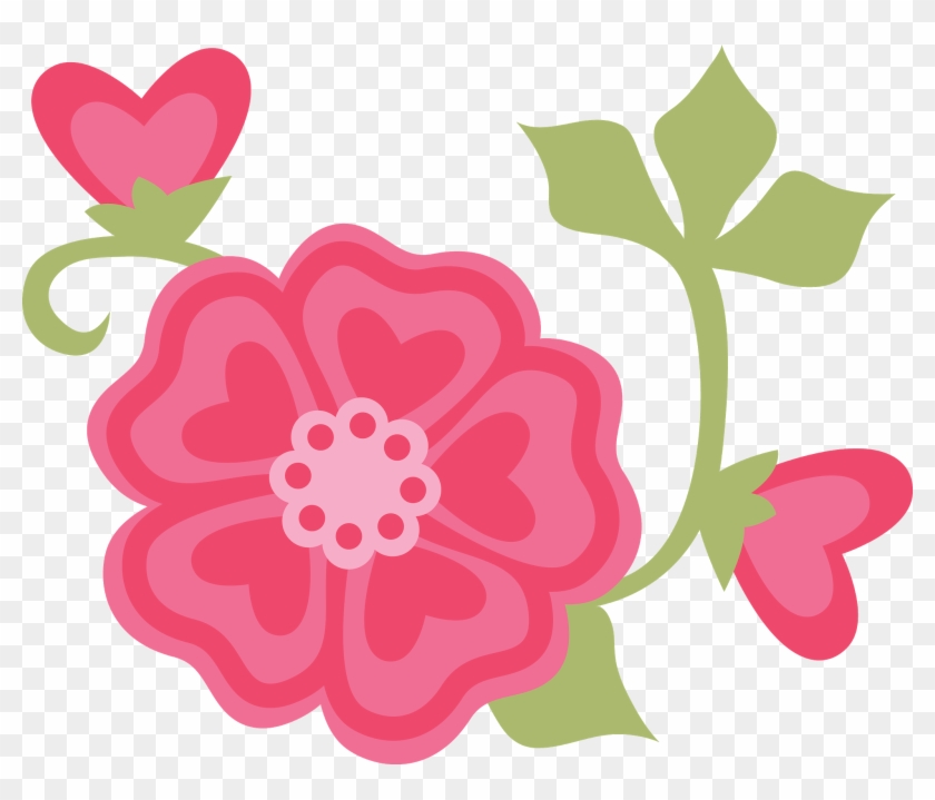 February Clipart Hello February - Transparent Cute Flower Clipart #1752435