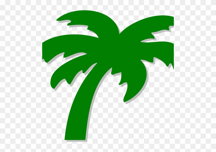 Cropped Palm Tree Clip Art Palm Tree Symbol 3333px - Palm Tree Symbol #1752478