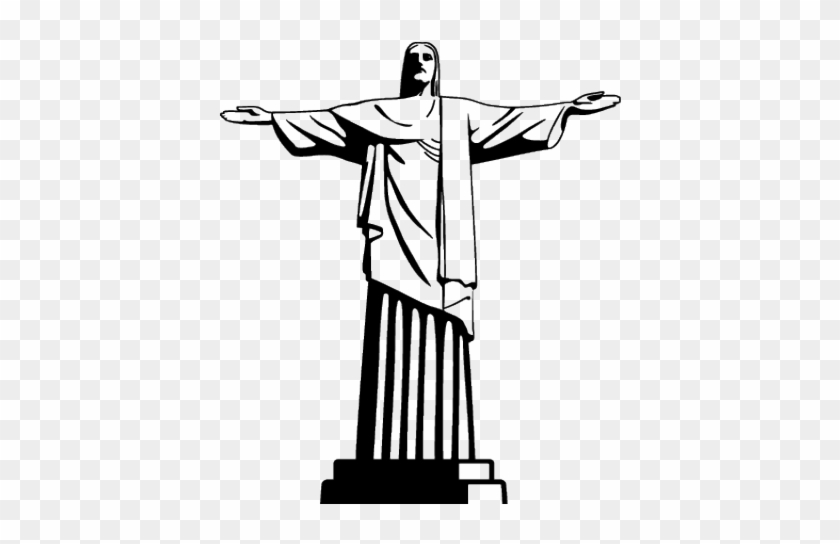 Christ The Redeemer Clipart Cristo Redentor - Desenhar Facil O Cristo Redentor #1752558