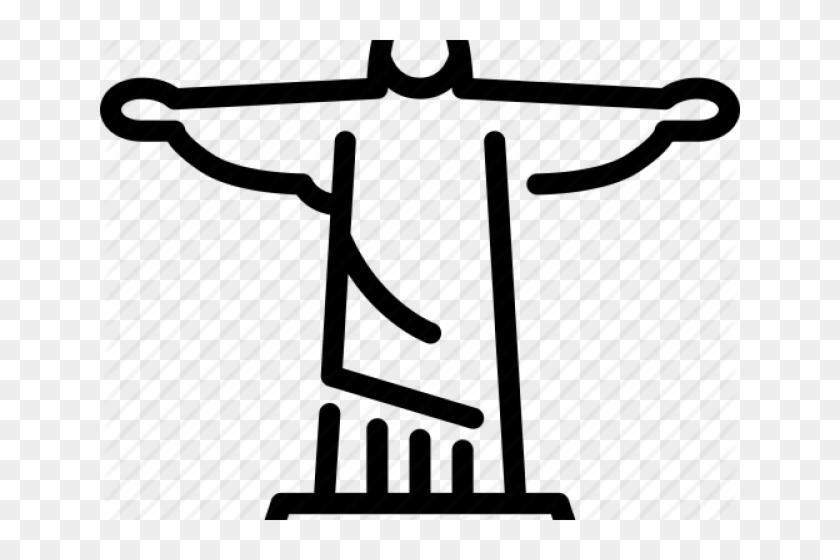 Christ The Redeemer Clipart Cristo Redentor - Cristo Redentor Em Desenhos #1752563