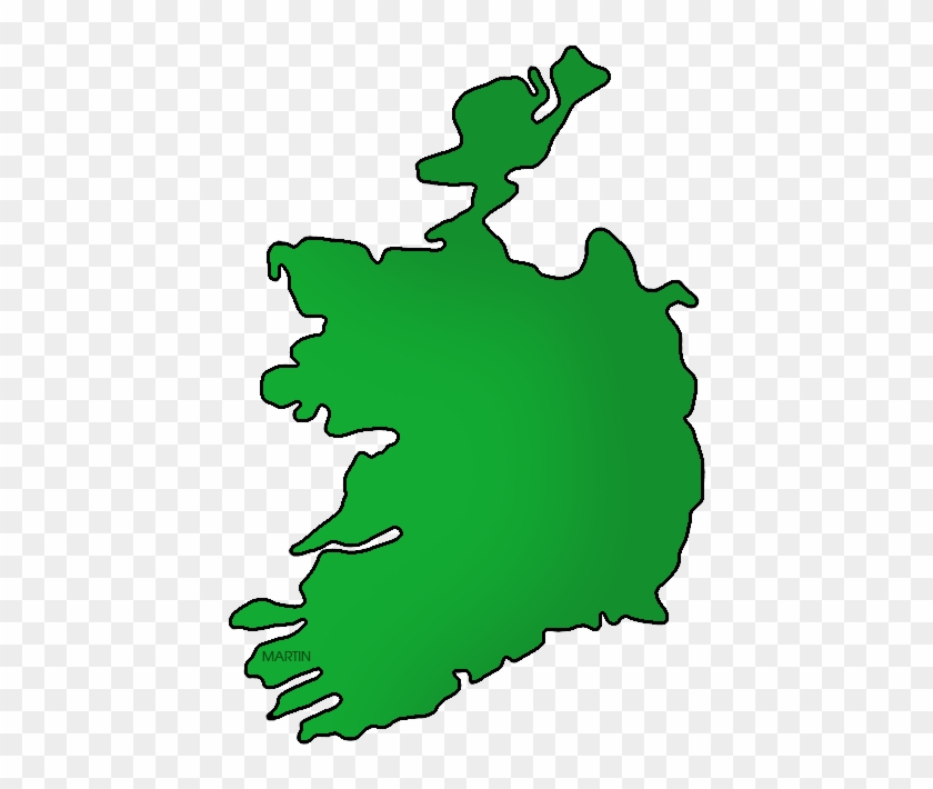 Map Of Ireland, Color - Eighth Amendment To The Constitution Ireland Result #1752596