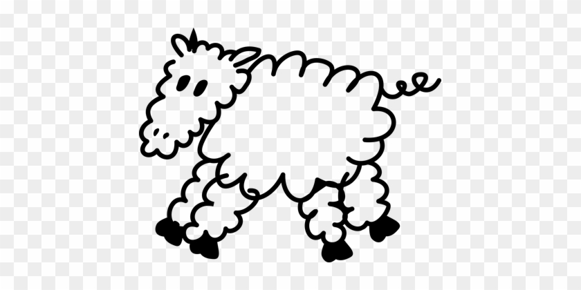Sheep, Ram, No Background, Animal, Fauna - Grafika Wektorowa Bez Tła #1752628