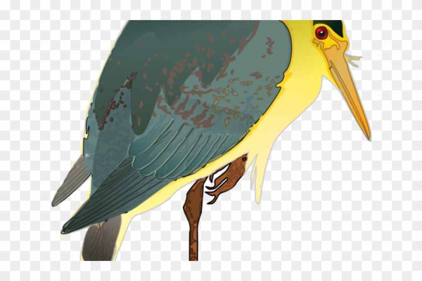 Green Heron Clipart Stylized - Illustration #1752639