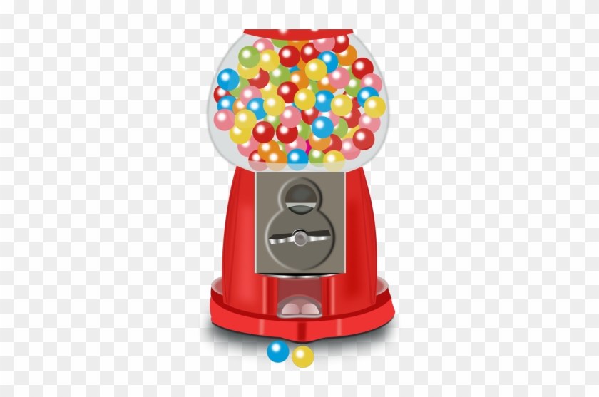 Chewing Gum Clipart Clip Art - Clip Art Bubble Gum Machine #1752656