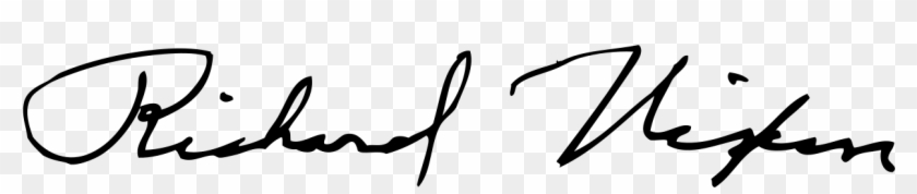 Richard Nixon Signature - Richard Nixon Signature Png #1752661