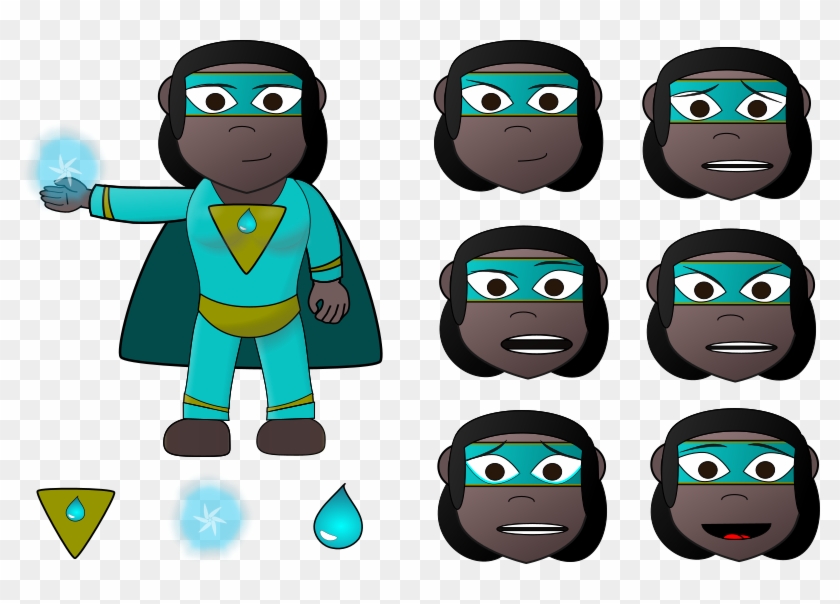 Medium Image - Free Superhero Clipart African American #1752678