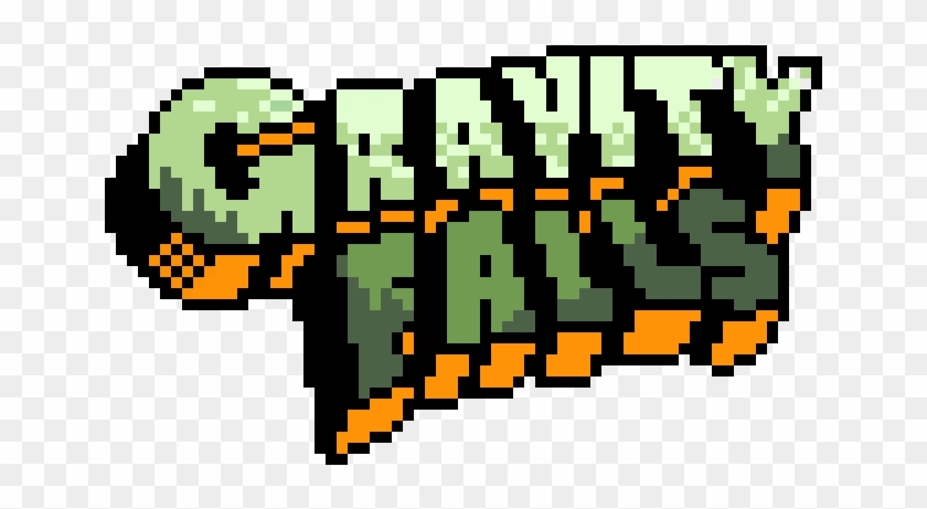 Gravity Falls Pixel Art Gravity Falls Logo Pixel Art - Gravity Falls Logo Png #1752713