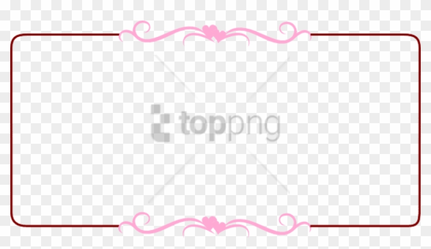 Free Png Download Borders Clipart Png Images Background - Hearts Border #1752729
