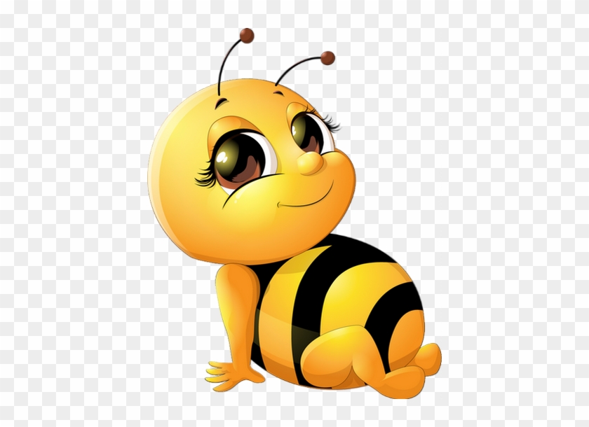 Honey Bee Cartoon Baby - Free Transparent PNG Clipart Images Download