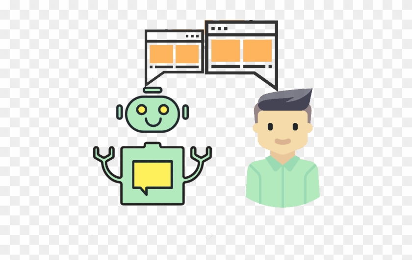 An Image Depicting A Conversation Between A Human And - Cartoon #1752945