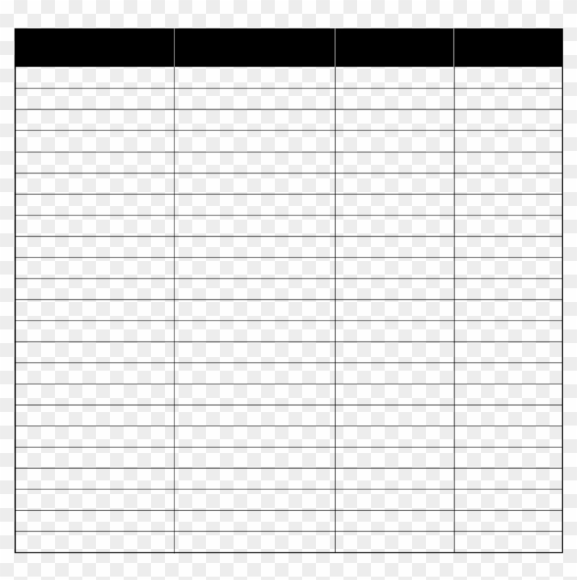 Clipart Spreadsheet Template For Small Business 58294mai - Black-and-white #1752970