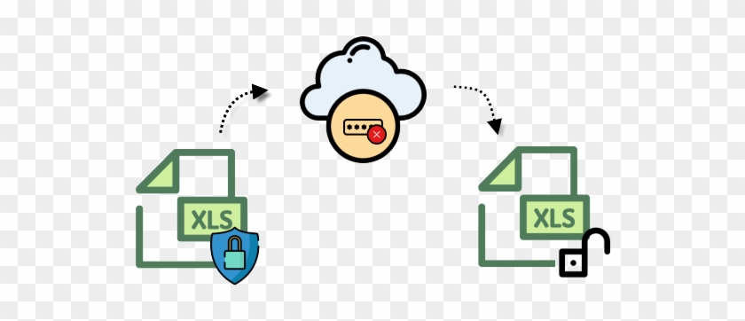 Quickly Remove Excel Open Password - Cartoon #1752993