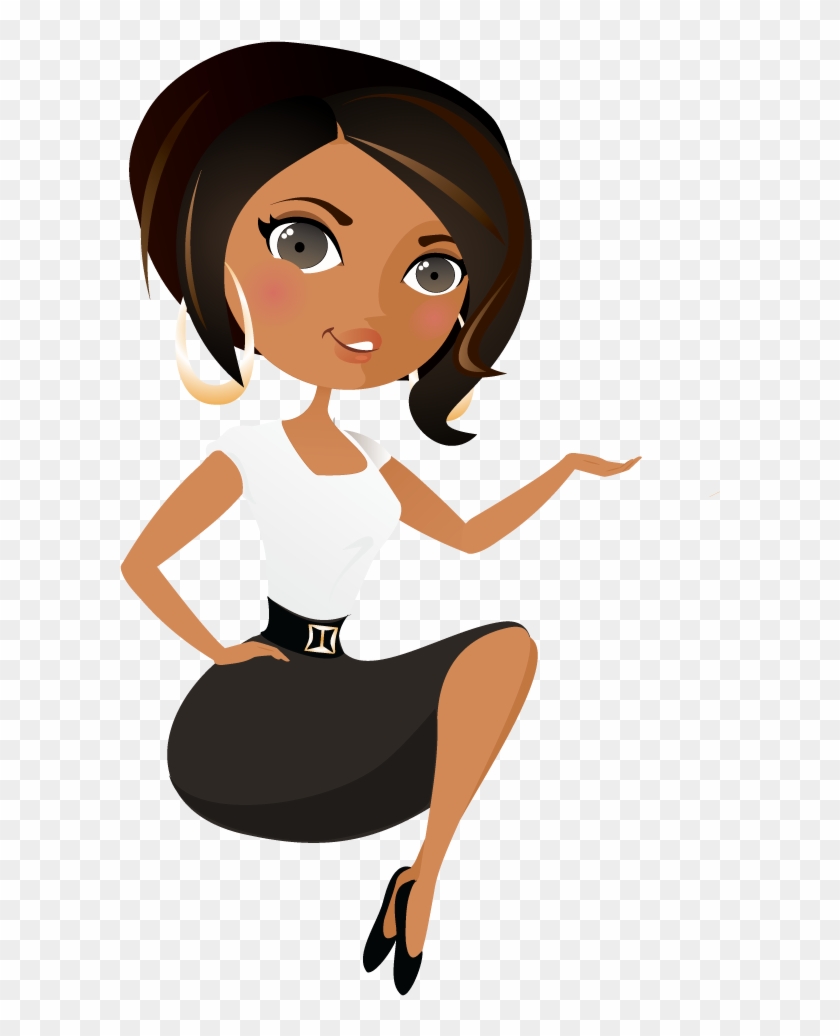 Related Image Cartoon People, Black Women Art, Female - Mulher Desenho Png #1753002