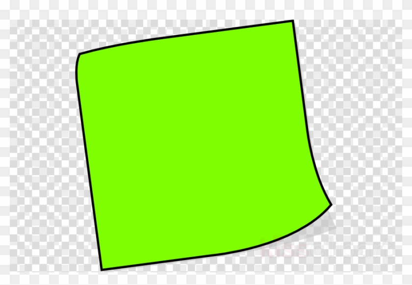 Sticky Note Clip Art Clipart Post-it Note Paper Clip - Green Post It Note #1753145