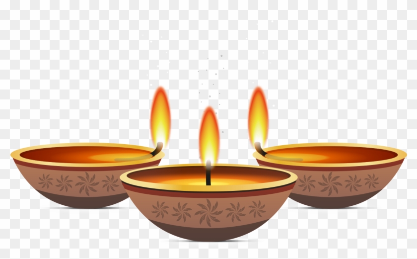 Diwali Candles Background - Flame #1753322