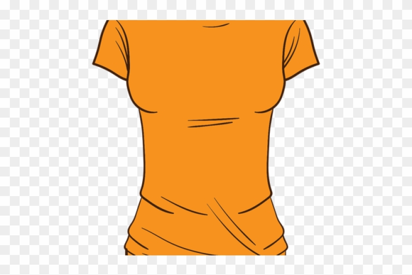 Tshirt Clipart Woman Shirt - Mujer Camisa Dibujo #1753429