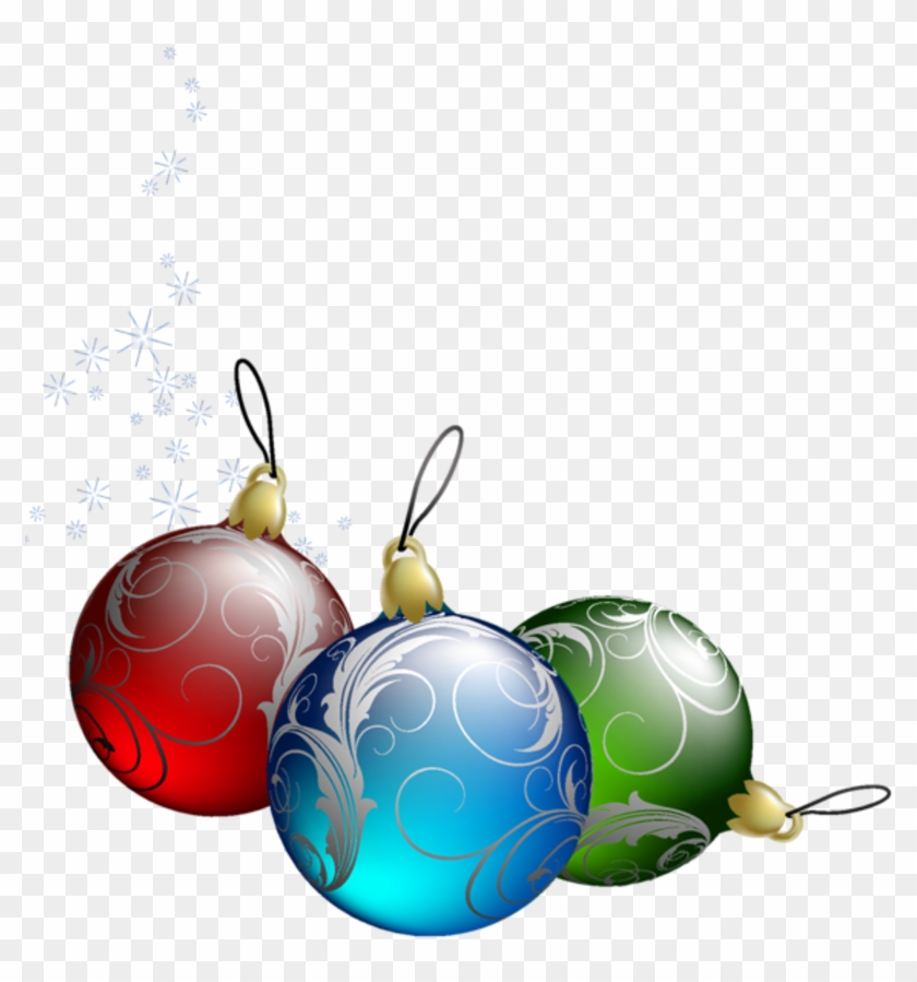 Christmas Theme Christmas Lights Clipart - Baubles Christmas Clip Art Transparent #1753458