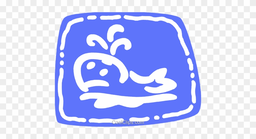 Whale Coming Up For Air Royalty Free Vector Clip Art - Whale Coming Up For Air Royalty Free Vector Clip Art #1753461