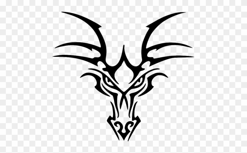 Tribal Dragon Head Tattoo #1753470