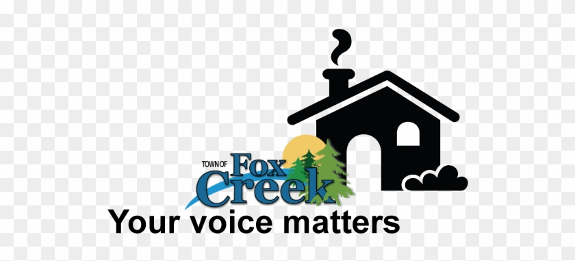 The Town Of Fox Creek Believes That A Spectrum Of Safe, - Transparent Silhouette Of House #1753530