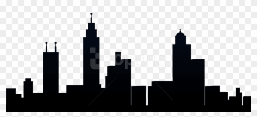 Free Png City Silhouette Png - Transparent City Skyline Clipart #1753713