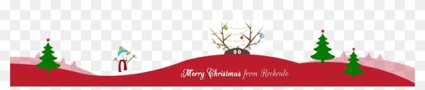 Merry Christmas Text Clipart Footer - Merry Christmas And Happy New Year Footer #1753737