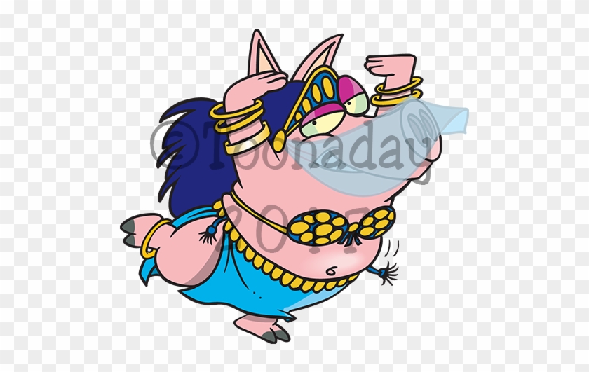 Pigbellydancer-600x450 - Pig Belly Dancer #1753807