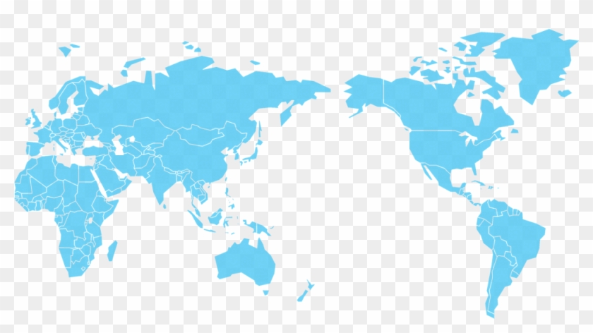 World Map Png - Transparent World Map Png #1753912