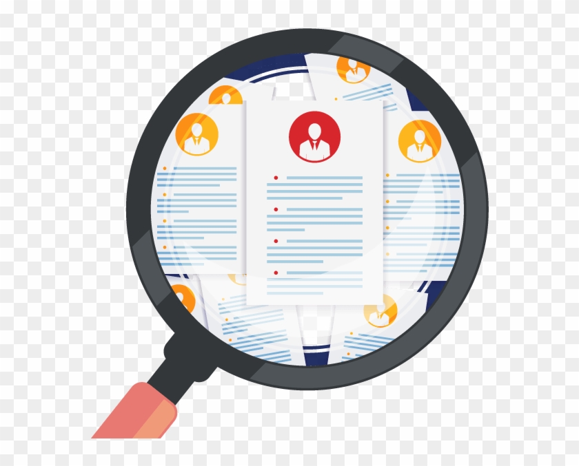Ms Office Tools And Search String Experience, Resume - Magnifying Glass #1753941