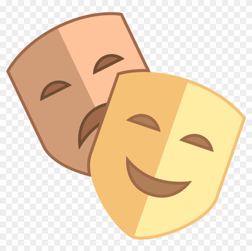 Theater Masks Png - Theatre Mask Icon #1754341