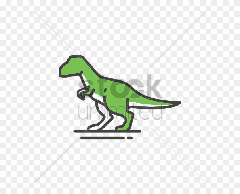 Vector Graphics Clipart Tyrannosaurus Reptile Clip - T Rex Vector Icon #1754353
