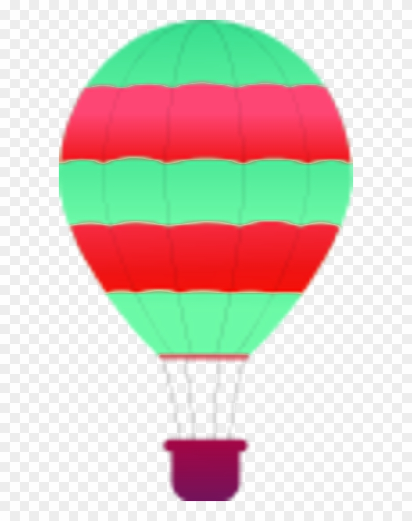 Hot Air Balloon Clipart Striped - Hot Air Balloon #1754374