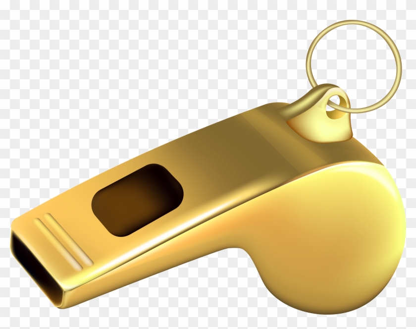 Referee Whistle Gold Transparent Image - Keychain #1754390
