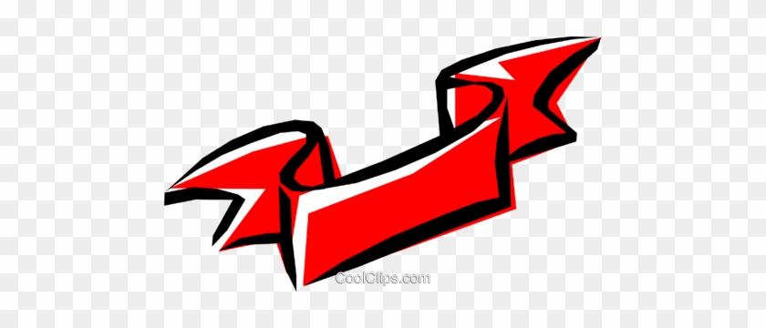 Cool Banner Royalty Free Vector Clip Art Illustration - Cool Banner Royalty Free Vector Clip Art Illustration #1754434