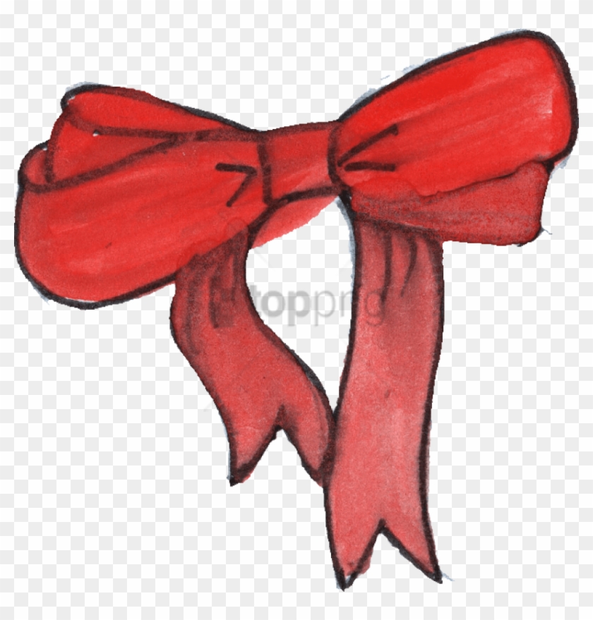 Free Png Download Red Ribbon Drawing Png Images Background - Red Ribbon Drawing Png #1754459