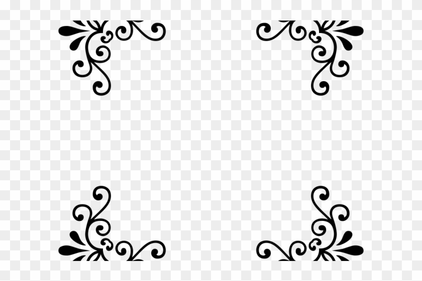 Ornamental Clipart Vintage Design - Decorative Drawing Borders #1754477