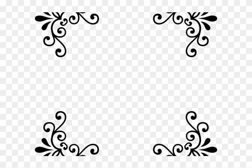 Ornamental Clipart Vintage Design - Decorative Drawing Borders #1754477