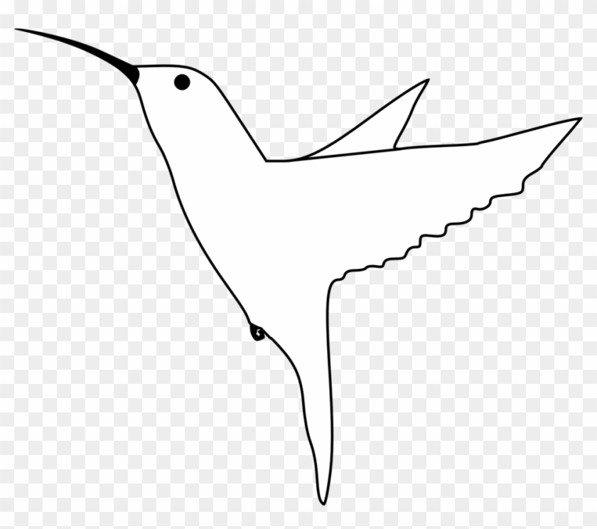 Hummingbird - Bird Drawing Side View #1754520