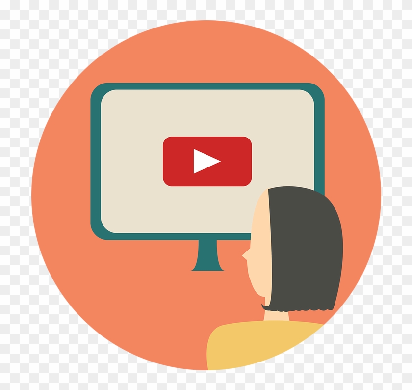 Learn How To Utilize The 30 Second Ad Format - Person Watching Youtube Clipart #1754585